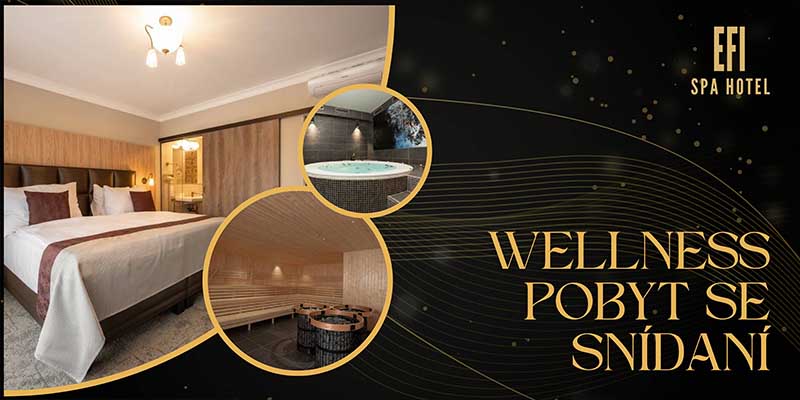 EFI SPA Hotel – 2 人 1 晚含早餐 wellness 住宿
